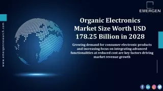 Organic Electronics Market Revenue, Trends, Market Share Analysis, and Forecast