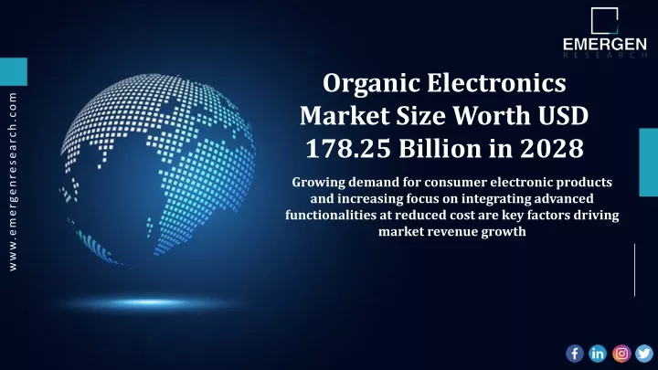 organic electronics market size worth
