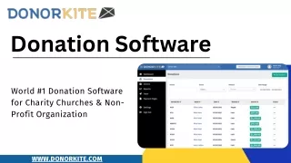 DonorKite - Donation Software