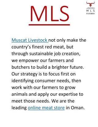 Muscat Livestock