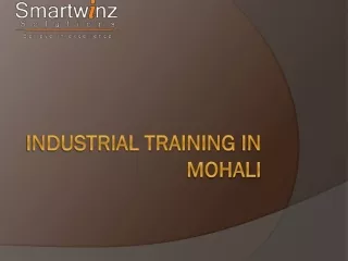 industrial training in mohali