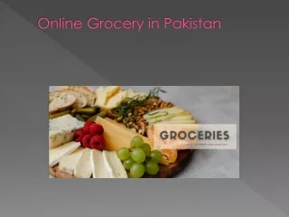 Online Grocery in Pakistan