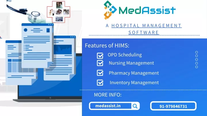 a hospital management software
