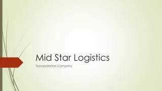 WHAT IS THE DIFFERENCE BETWEEN TRANSPORTATION AND LOGISTICS
