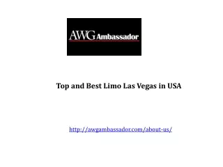 Top and Best Limo Las Vegas in USA