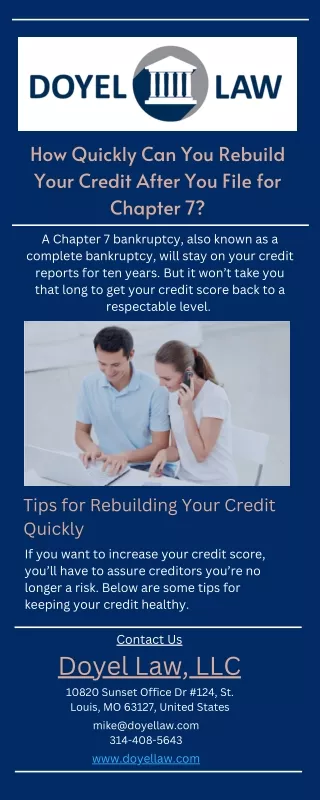 Bankruptcy Doesn’t Ruin Your Credit