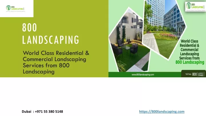 800 landscaping