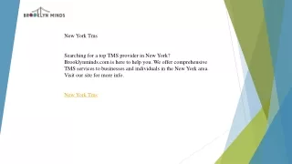 new york tms searching for a top tms provider