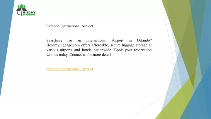 orlando international airport searching