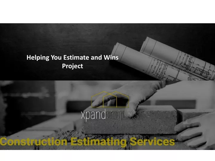 helping you estimate and wins project