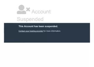 account suspended