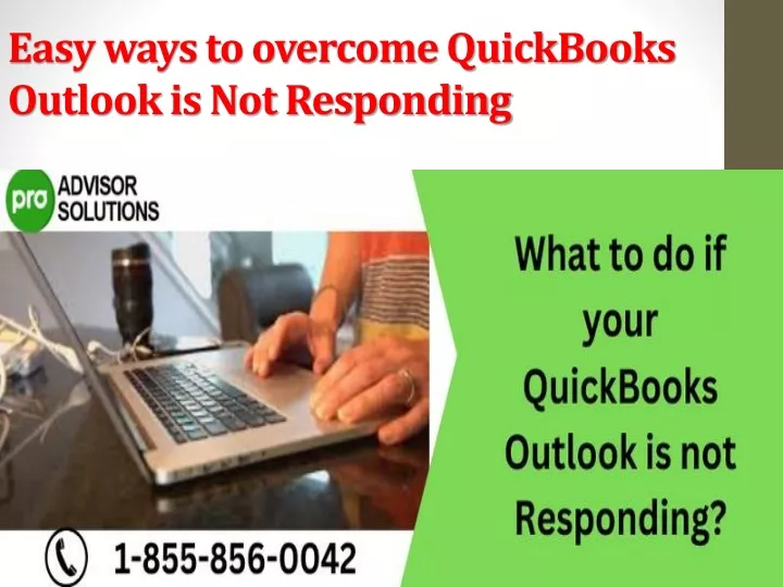 easy ways to overcome quickbooks outlook is not responding