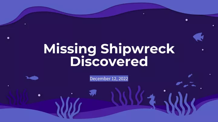 missing shipwreck discovered