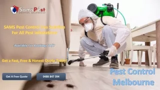 Sams Pest Control Melbourne