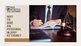 Why  to hire an  personal injury  attorney.PPTX