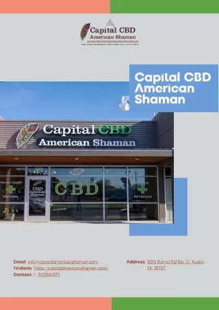 Capital CBD American Shaman