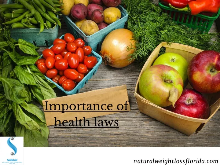 importance of health laws