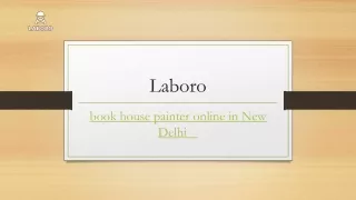 Book House Painter Online in New Delhi | Laborotech.in