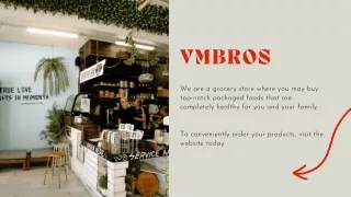 Order Your Food Products Online Now!