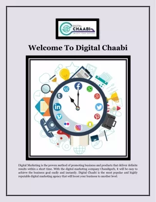Welcome To Digital Chaabi