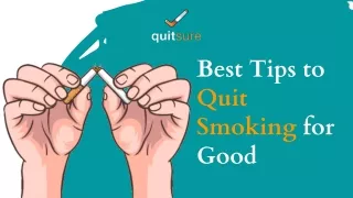 Wat to Quit Smoking for Good  - QuitSure