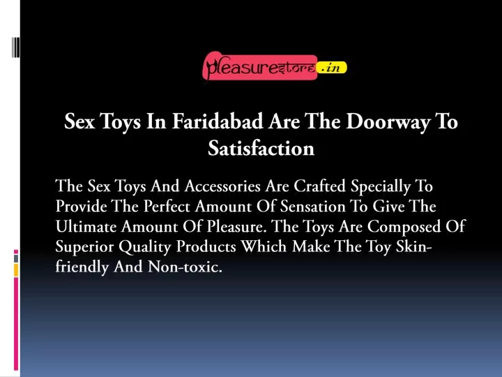 sex toys in faridabad are the doorway to satisfaction