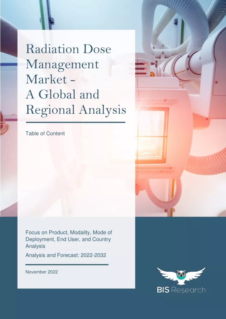radiation dose management market a global