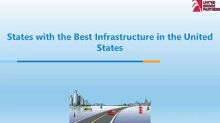 states with the best infrastructure in the united states
