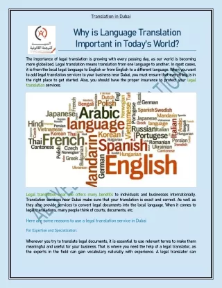 translation in dubai