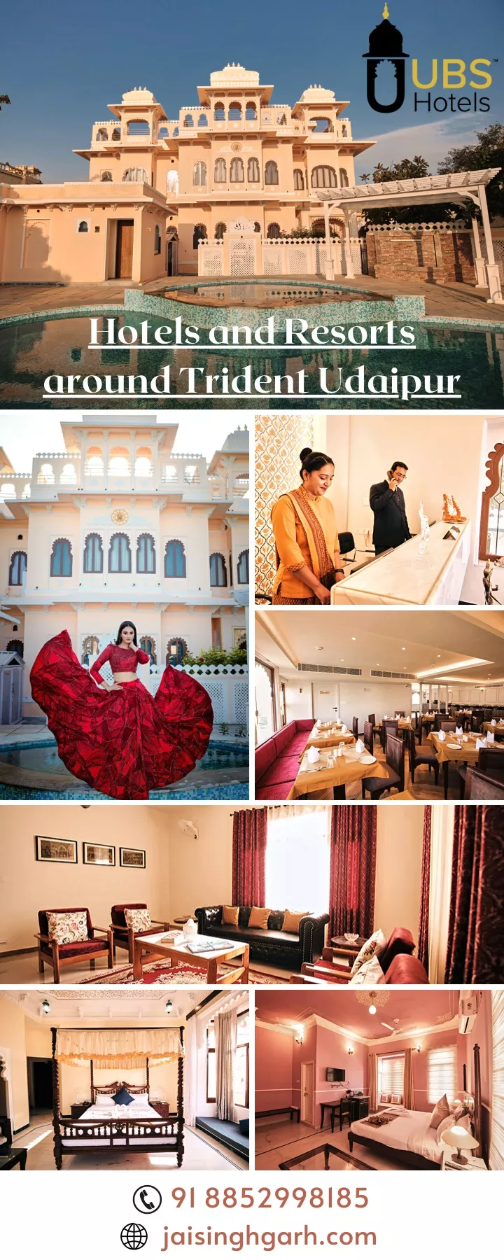 hotels and resorts around trident udaipur
