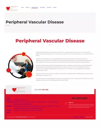 Peripheral Vascular Disease in Boynton Beach