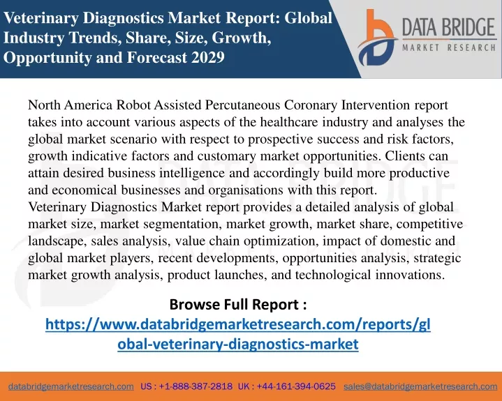 veterinary diagnostics market report global