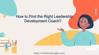 How to Find the Right Leadership Development Coach?
