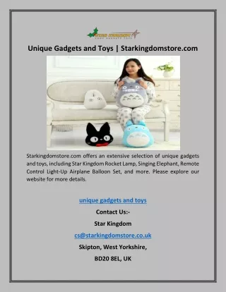 unique gadgets and toys starkingdomstore com