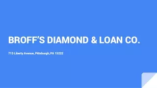 Explore The Most Promising Diamond Pawnshop In Pittsburgh