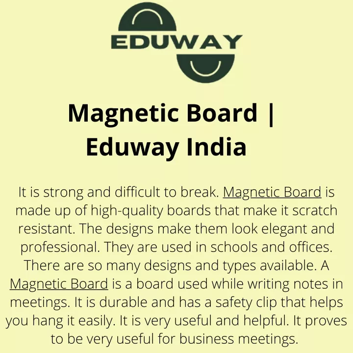 magnetic board eduway india
