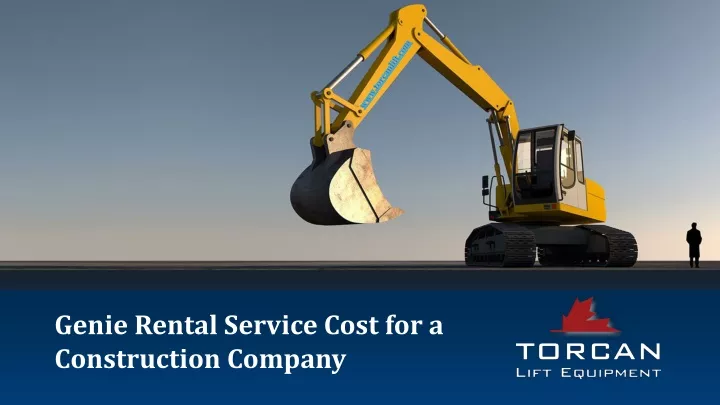 genie rental service cost for a construction