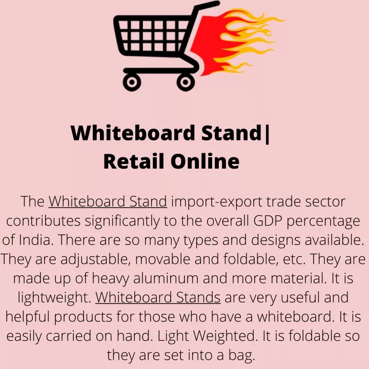 whiteboard stand retail online