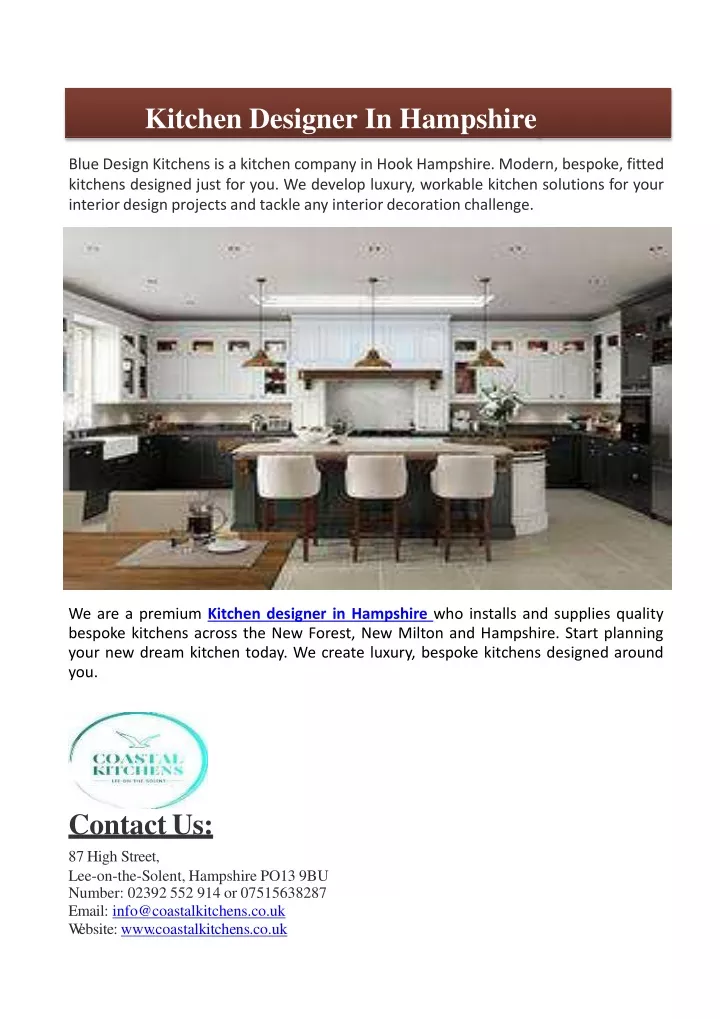 kitchen designer in hampshire