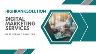 HighRankSolution Digital Service Provider!