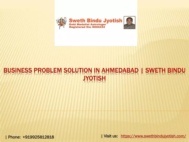 business problem solution in ahmedabad sweth bindu jyotish