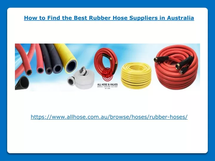 how to find the best rubber hose suppliers