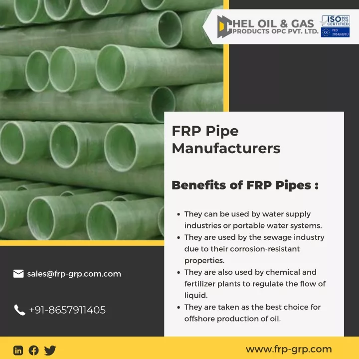 frp pipe manufacturers