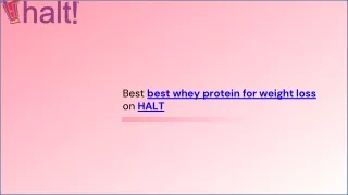 Best Pre Workout Supplements on HALT