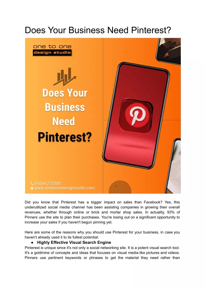 does your business need pinterest