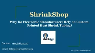 Why Do Electronic Manufacturers Rely on Custom-Printed Heat Shrink Tubing_