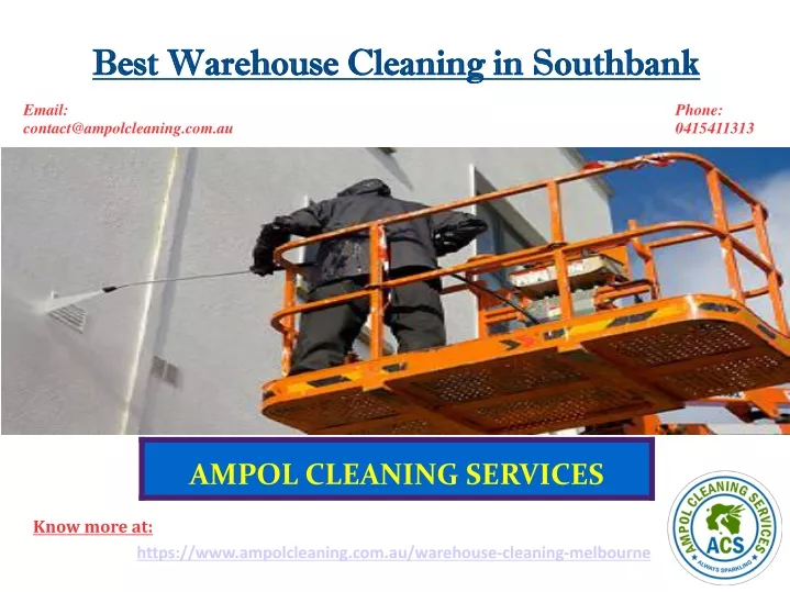 best warehouse cleaning in southbank