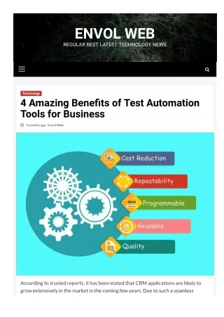 envol web regular best latest technology news