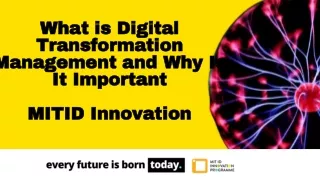 what is digital transformation management