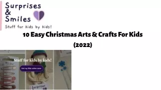 10 Easy Christmas Arts & Crafts For Kids (2022)